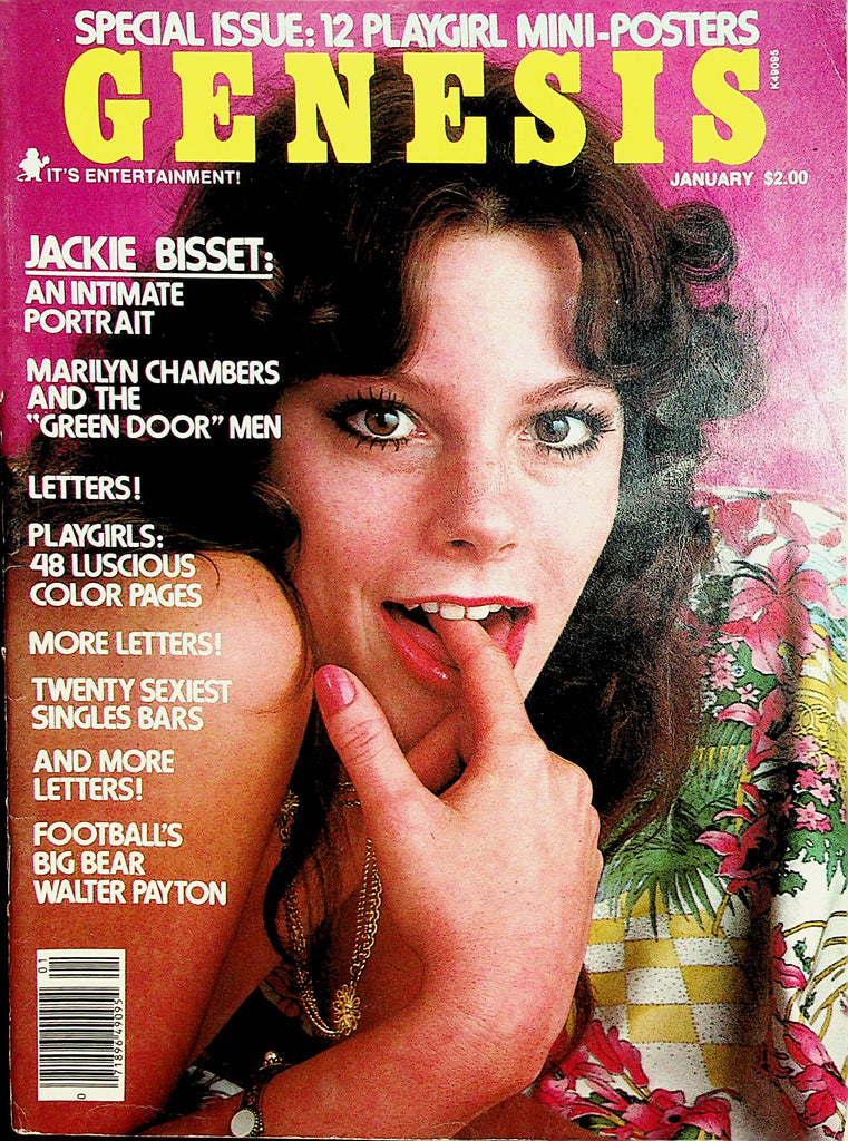 Genesis Magazine  Jackie Bisset / Marilyn Chambers  January 1978  122821lm-dm