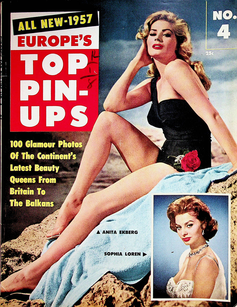 Europe's Top Pin-Ups Magazine  Anita Ekberg/ Sophia Loren / Joan Collins  #4  1957    080522lm-p2