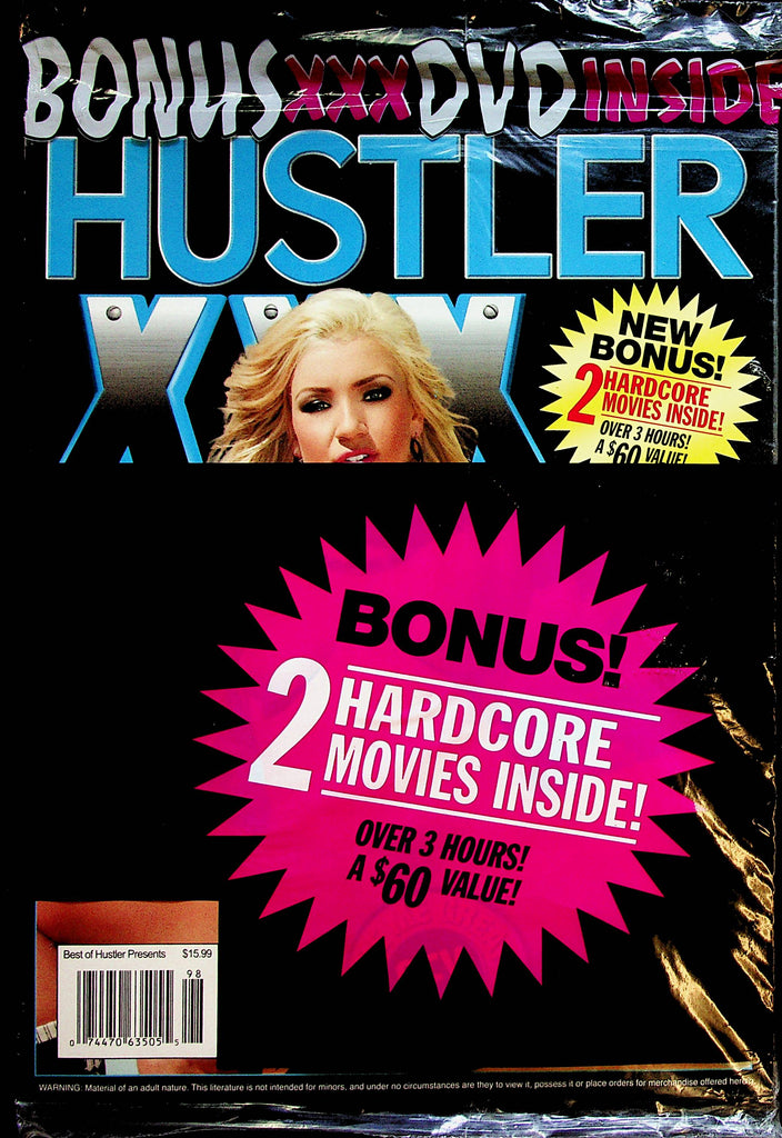 Hustler XXX Hardcore Magazine  #98  2000  w/DVD   new/sealed 011623lm-p2