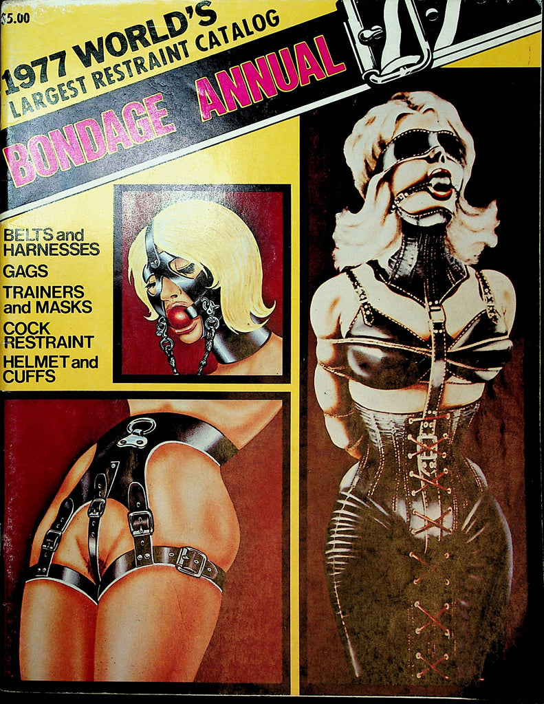 Bondage Annual Magazine 1977 World's Largest Restraint Catalog by Centurian Pub.   032620lm-sh