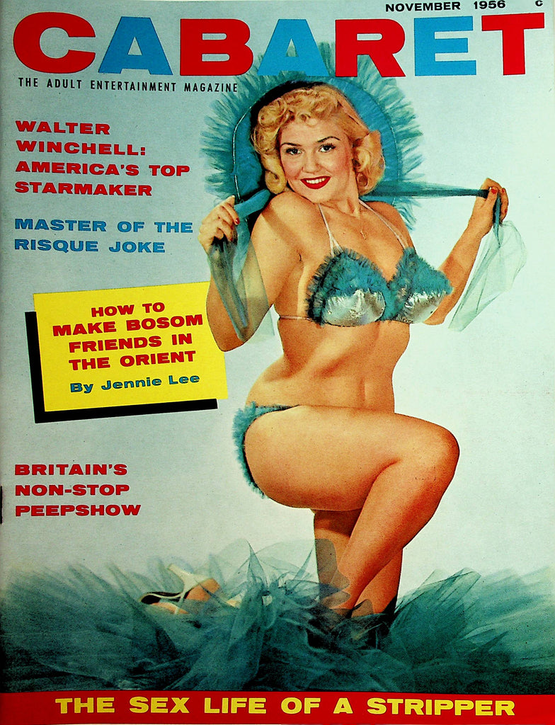 Cabaret Magazine  Centerfold Jennie Lee   November 1956    071221lm-sh