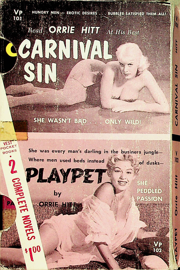 Carnival Sin  by Orrie Hitt   2 Complete Novels  1962     092421lm-dm