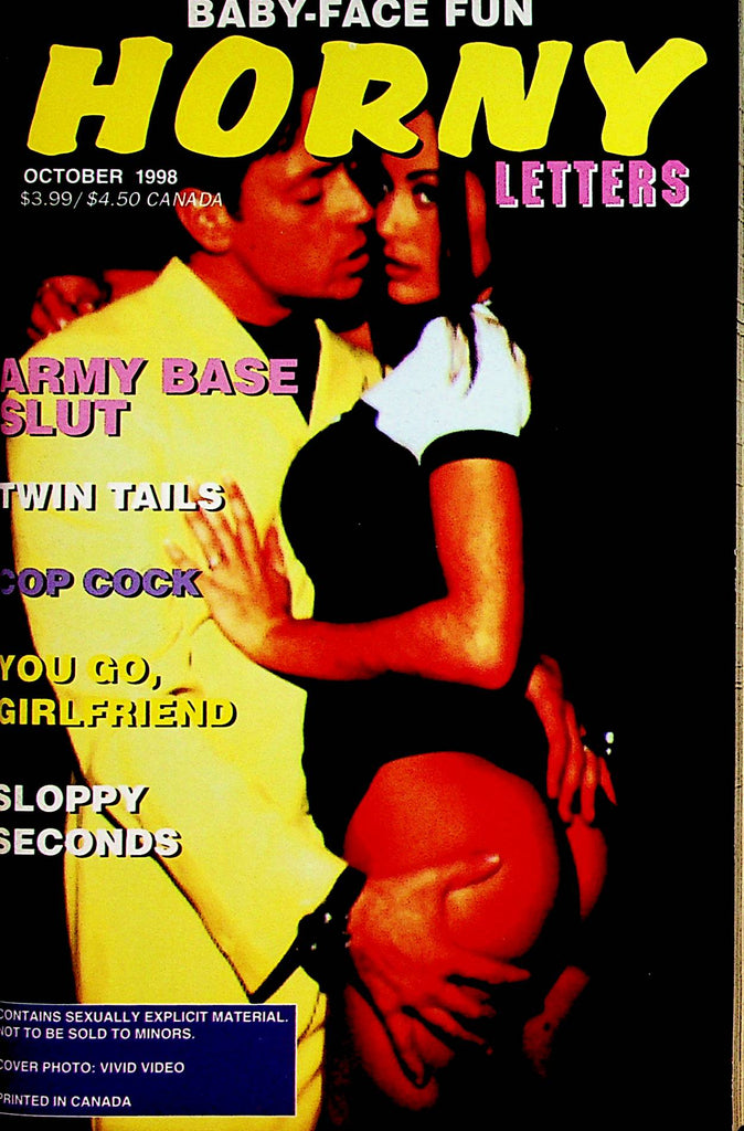 Horny Letters Digest  Army Base Slut / Cop Cock  October 1998   040523lm-p