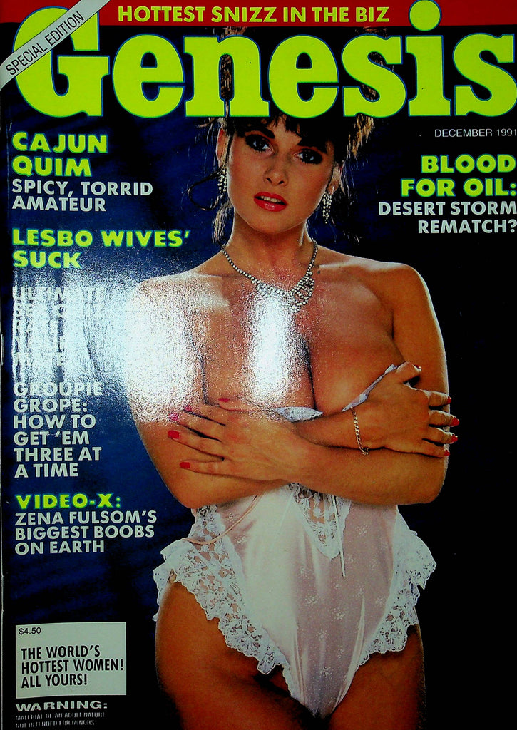 Genesis Magazine Zena Fulsom & Bianca & Mary December 1991 011323RP