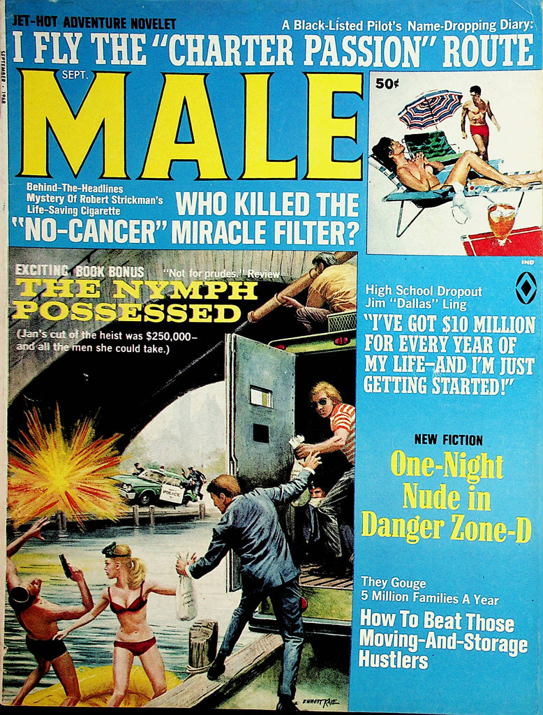 Male Vintage Magazine  The Nymph Possessed  September 1968    012722lm-dm