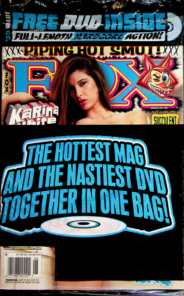 Fox Magazine   Karina White   February 2013   w/DVD  new/sealed   031423lm-p