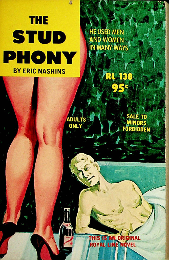 The Stud Phony Adult Novel by Eric Nashins  1966   092221lm-dmB