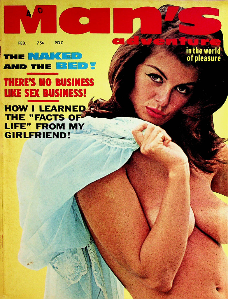 Man's Adventure Magazine  Centerfold Busty Ingrid Braun  February 1968   070522lm-p