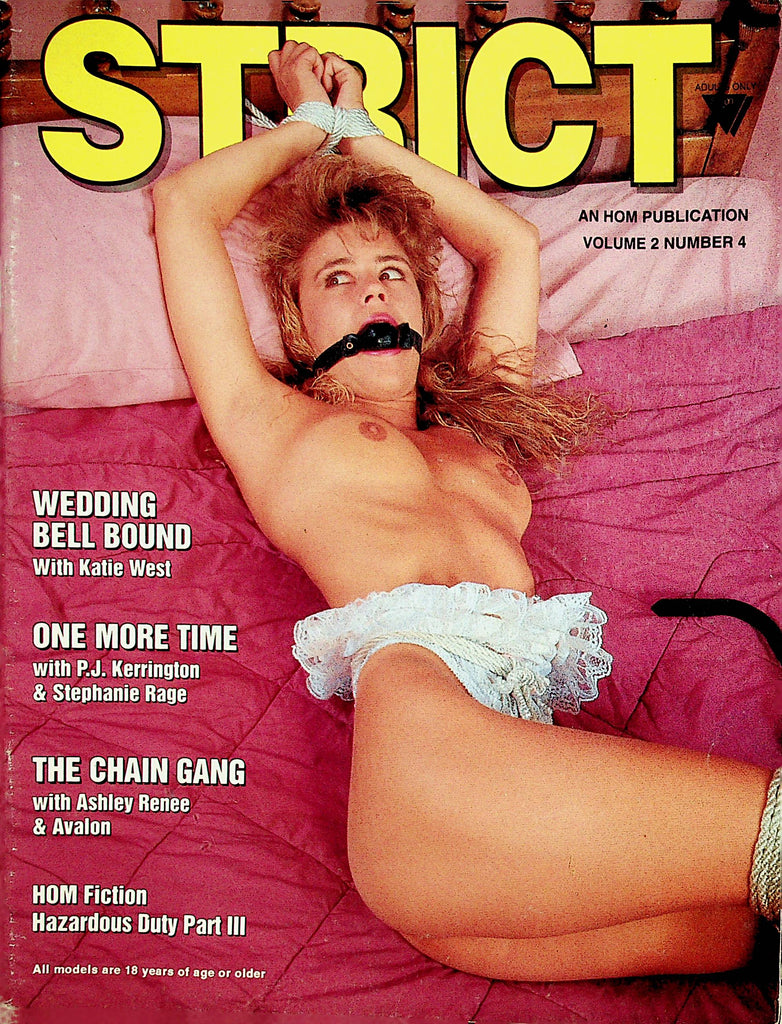 Strict Bondage Magazine  The Chain Gang With Ashley Renee  vol.2 #4  1992 by HOM     012522lm-dm