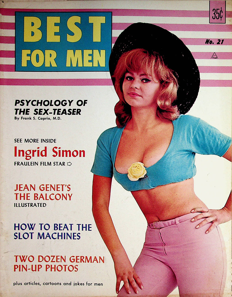 Best For Men Magazine   Covergirl Ingrid Simon  #21  June 1965      062922lm-p2