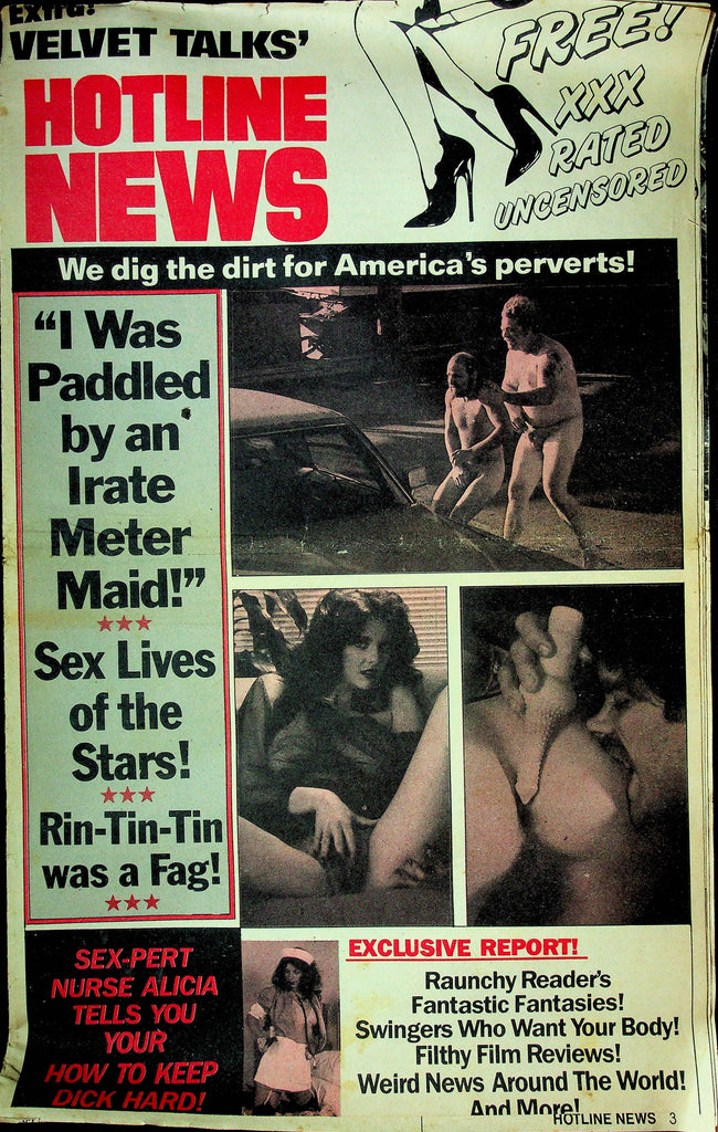 Swinger Newspaper Extra: Velvet Talks' Hotline News Nurse Alicia  021023RP