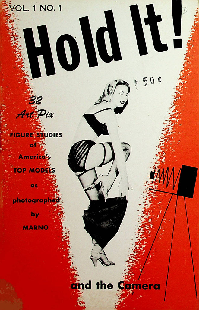 Hold It! Vintage Magazine  Nudes And The Camera  vol.1 #1  1960's  Marr Publishing  032122lm-p3