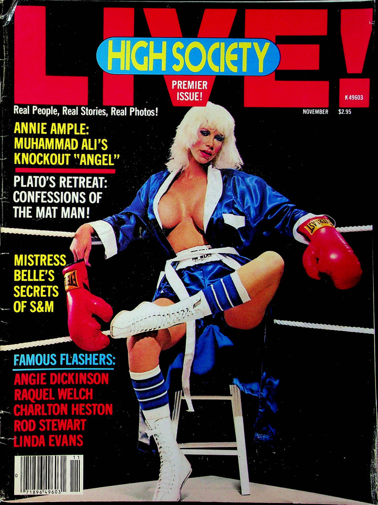Live! High Society Adult Magazine Ft. Annie Ample & Mistress Belle November 1981 032923RP