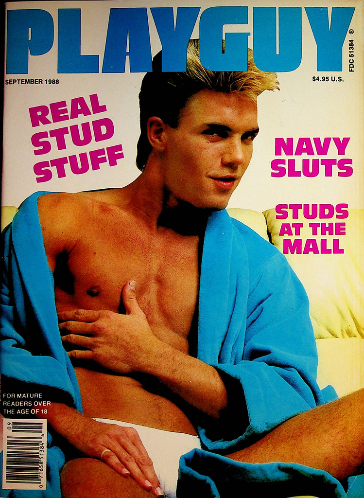 Playguy Gay Magazine   Real Stud Stuff / Navy Sluts  September 1988    080522lm-p2
