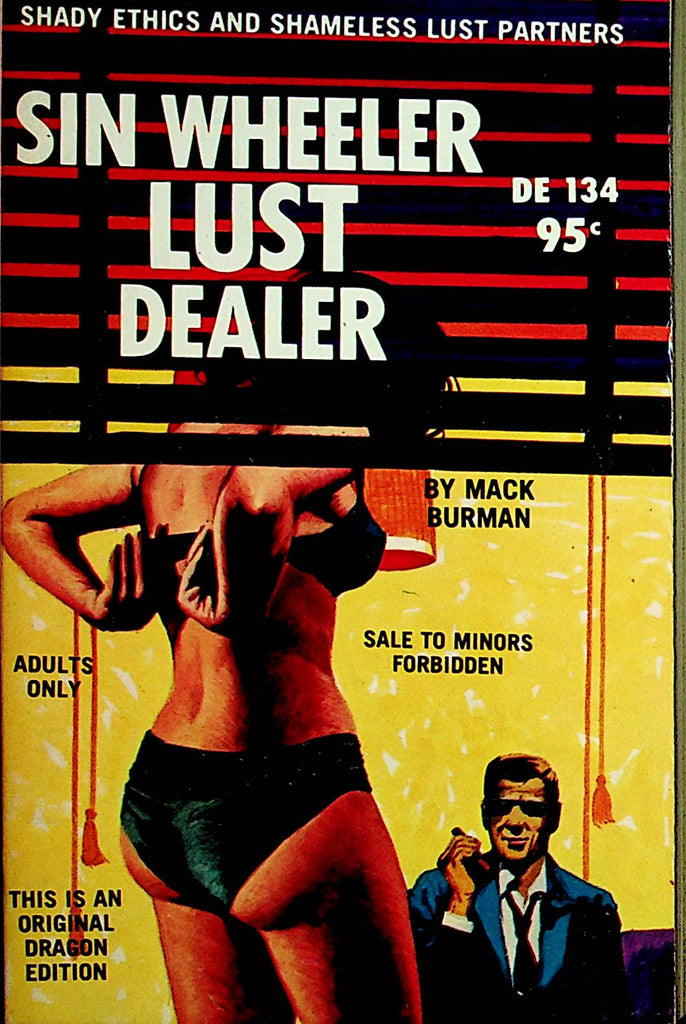 Sin Wheeler Lust Dealer Adult Novel  by Mack Burman  1966    092221lm-dm