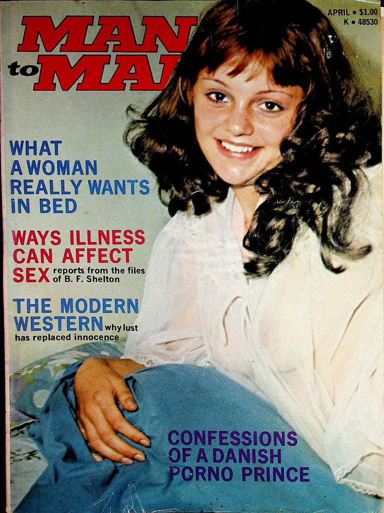 Man To Man Busty Magazine  Cover And Centerfold Girl Carol April 1973  071722lm-p