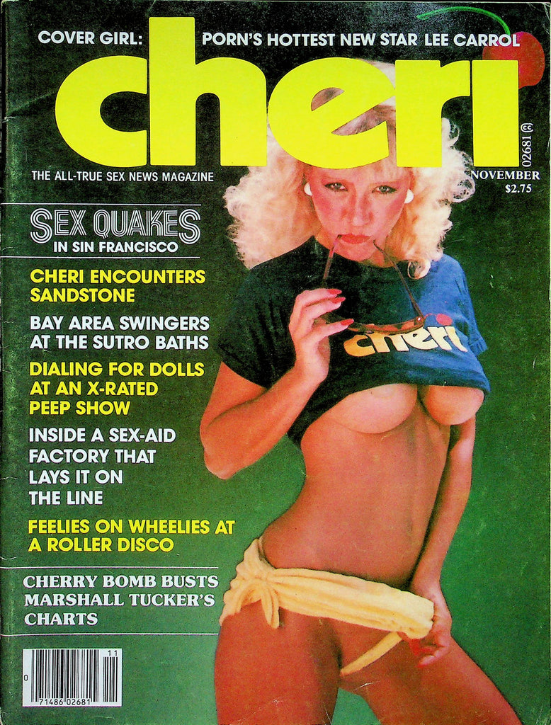 Cheri Magazine Lee Carrol & Roller Boogie Babe November 1980 090222RP