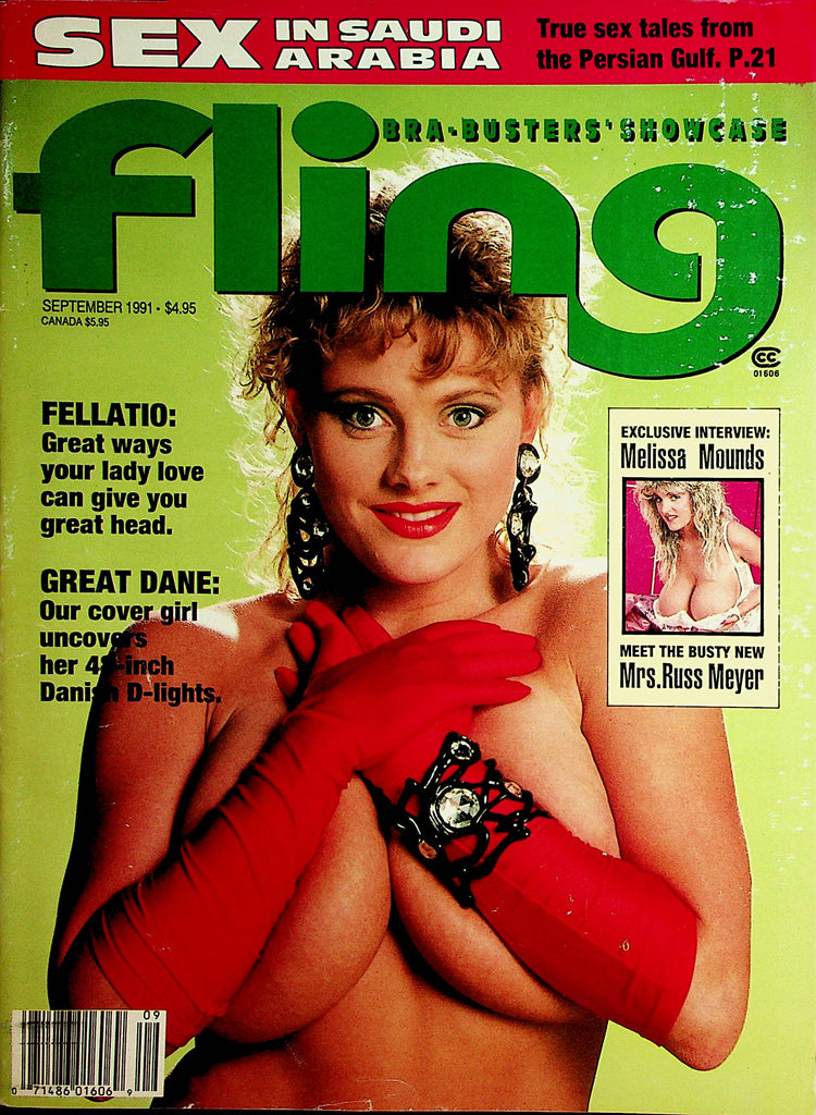 Fling Busty Magazine  Covergirl Susanne / Melissa Mounds  September 1991     112921lm-dm