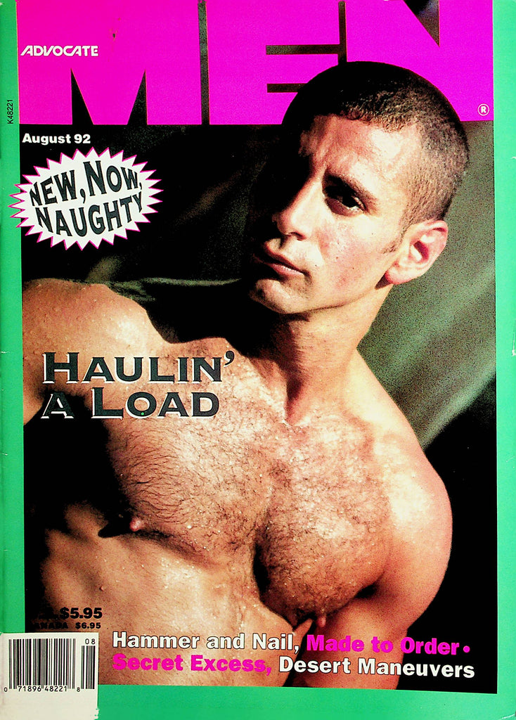 Advocate Men Gay Magazine  Coverguy Marco Lorenzo  August 1992    012622lm-dm