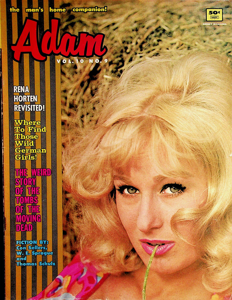 Adam Busty Magazine  Covergirl  Rena Horten  vol.10 #9  1966    072322lm-p