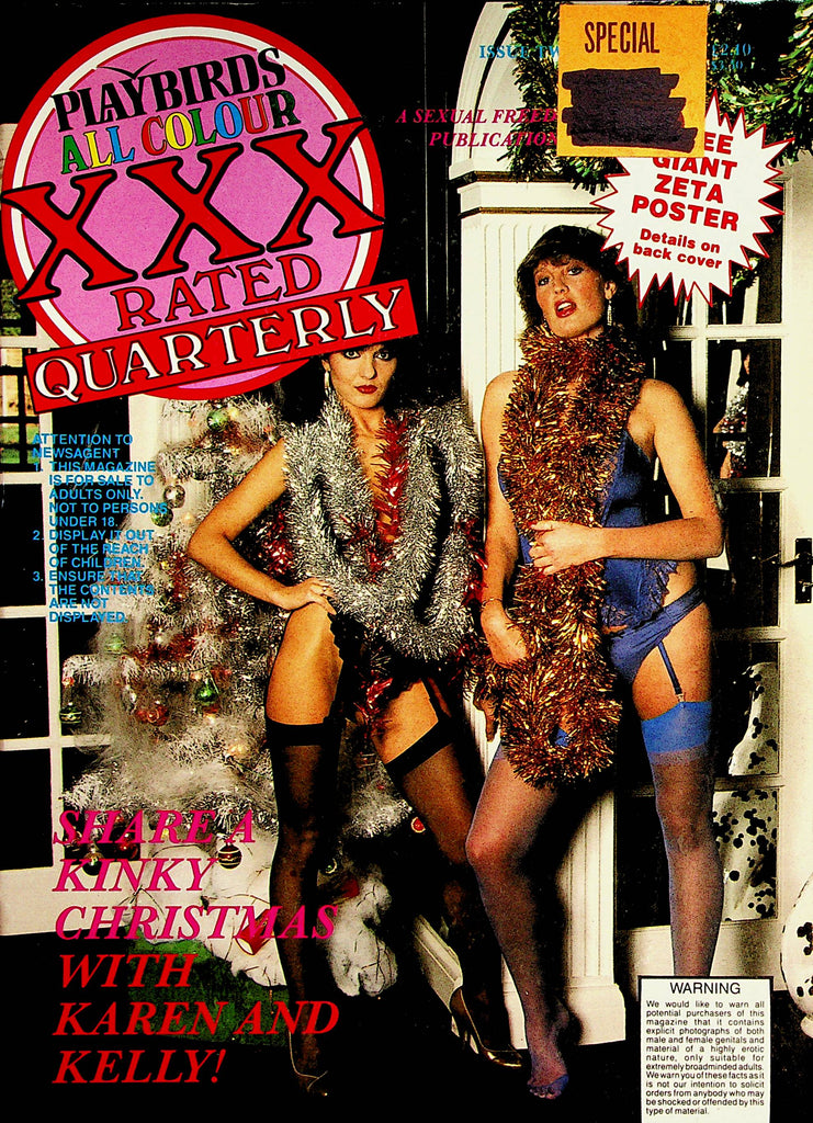 Playbirds XXX Quarterly Magazine  Kinky Christmas With Karen & Kelly   1985   011723lm-p