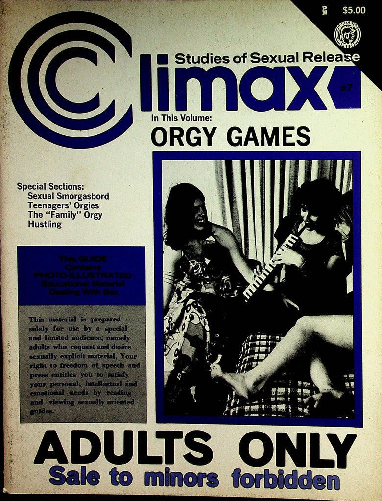 Climax Studies Of Sexual Release Magazine  Orgy Games  vol.2 #3  1973 Centurion Press  102122lm-p2