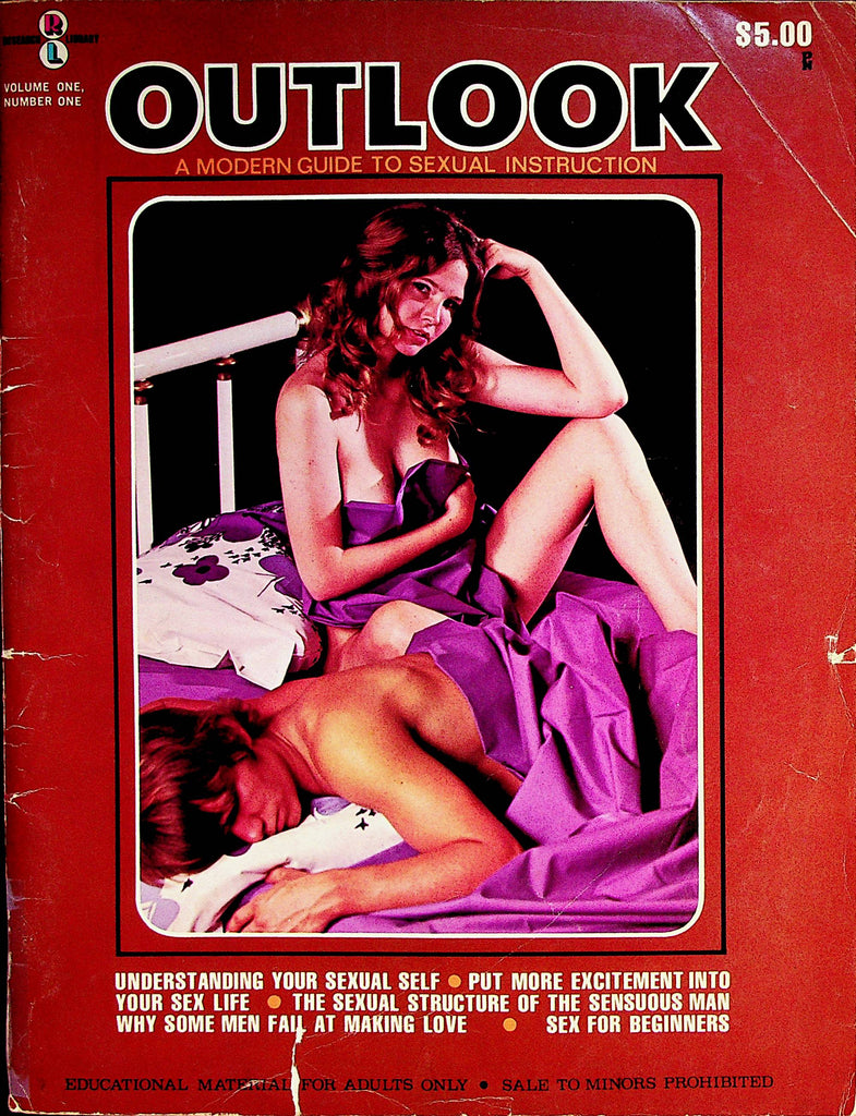 Outlook Vintage Magazine  A Modern Guide To Sexual Instruction  vol.1 #1  1973    072622lm-p2