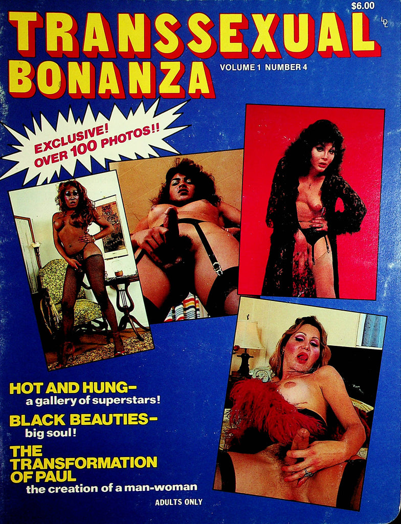 Transsexual Bonanza Magazine  Hot and Hung  vol.1 #4 1982  London Enterprises  101121lm-dm