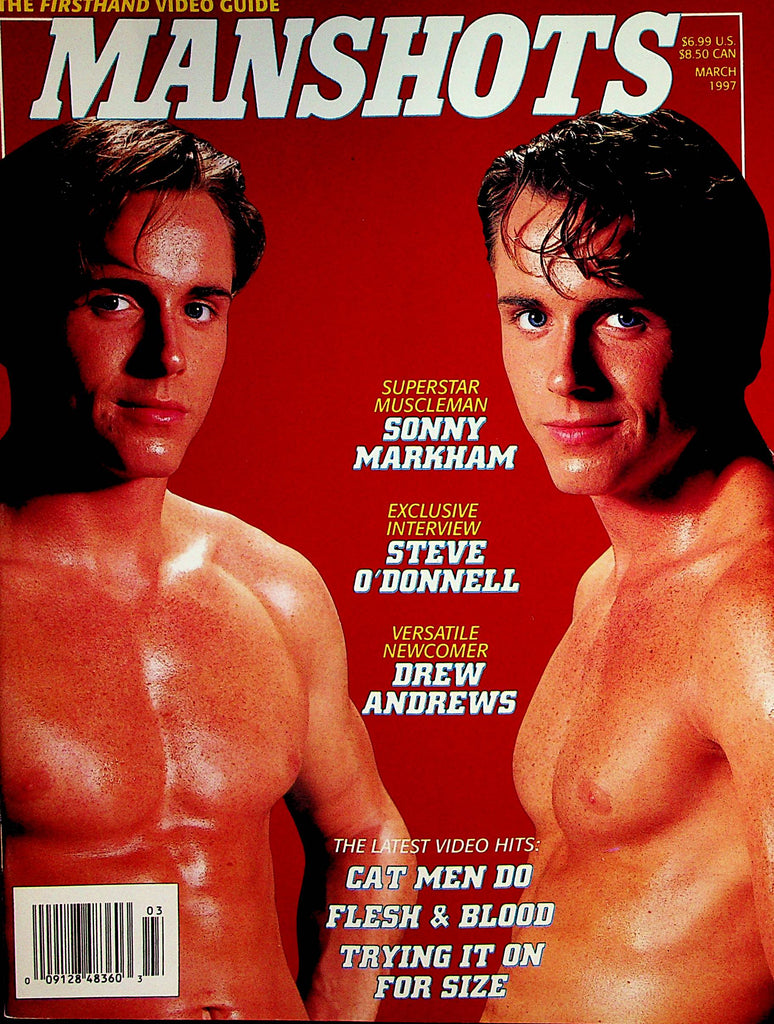 Manshots Gay Magazine  Cover Guy Kurt Young  March 1997  041426AMP-