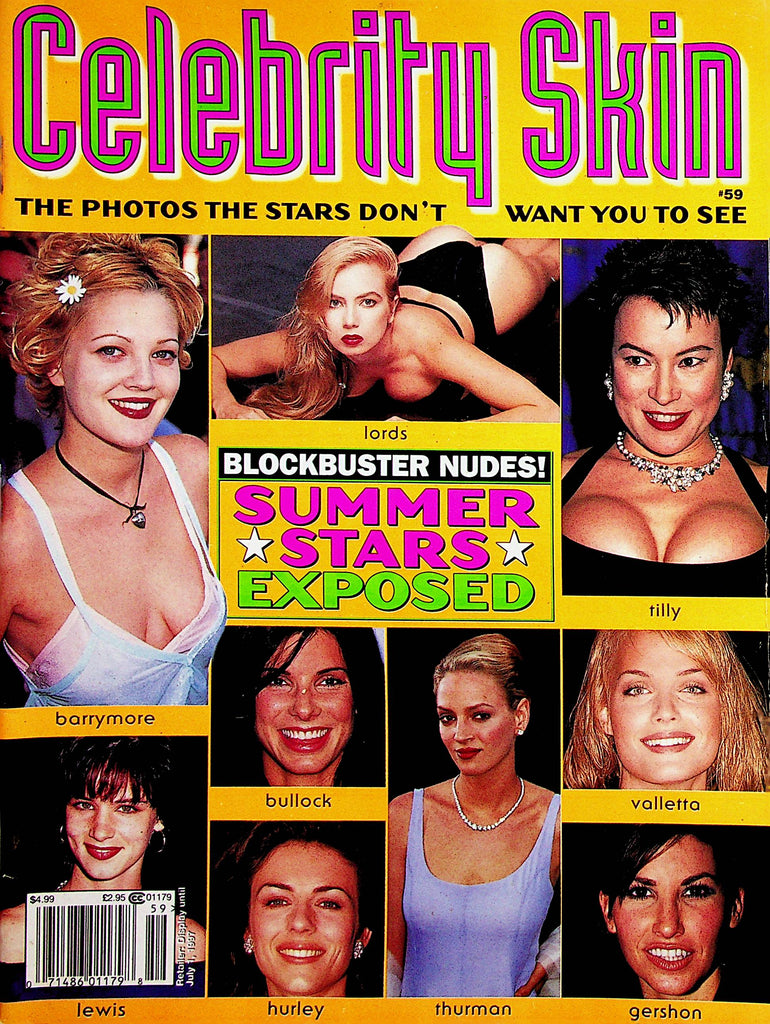 Celebrity Magazine  Drew Barrymore / Sandra Bullock  #59  May 1997    010623lm-p