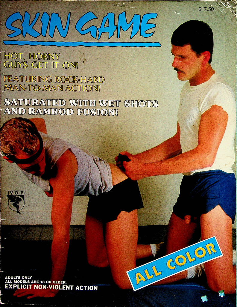 Skin Game Gay Magazine    Hot, Horny Guys Get It On!  1980's  by VOF    100122lm-p2