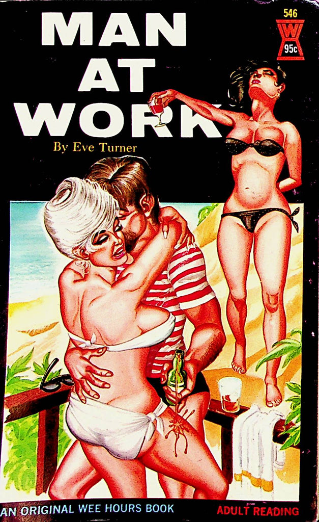 Man At Work Adult Novel by Eve Turner  1967   022823lm-p2