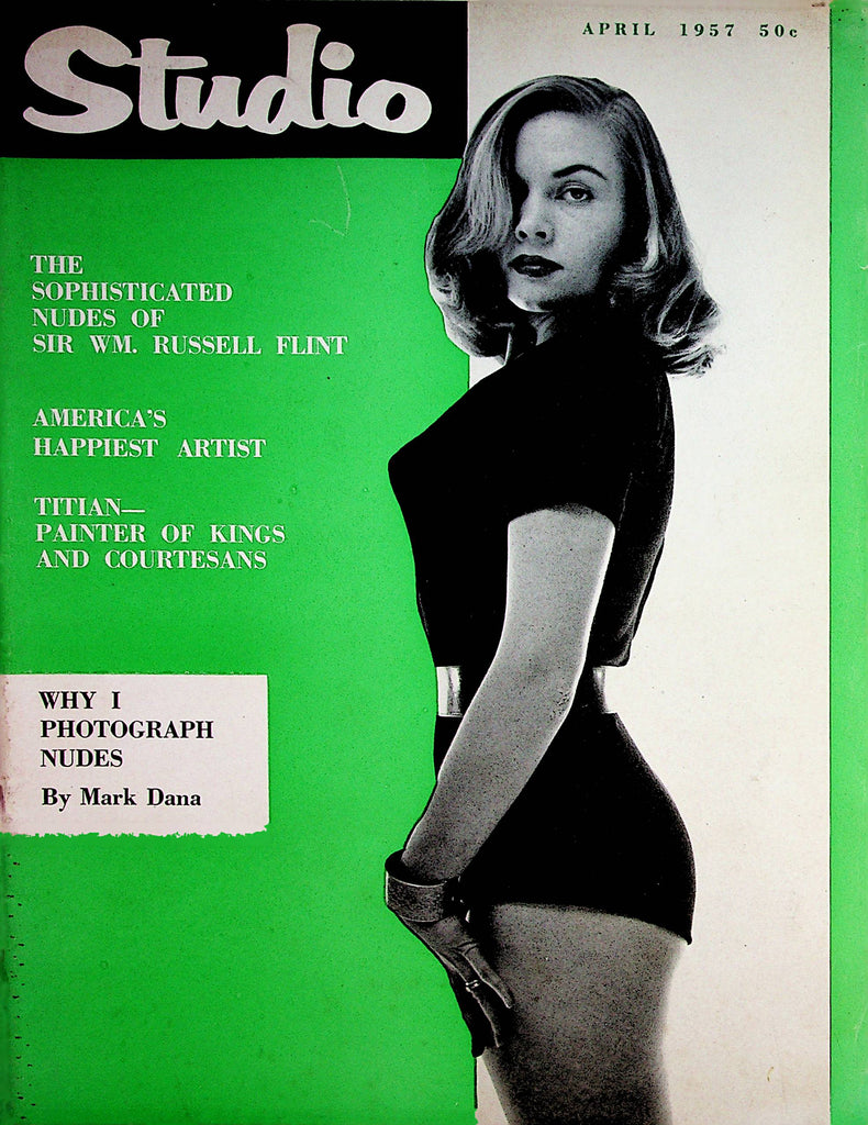 Studio Photography Vintage Magazine Sophisticated Nudes Of Sir WM. Russell Flint  April 1957    071922lm-p