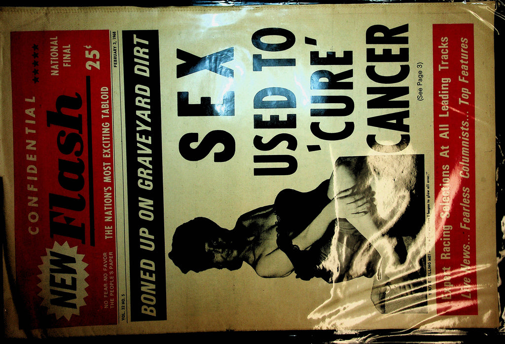Confidential Flash Newspaper   Sex Used To 'Cure' Cancer  February 3, 1968   100720lm-amsh
