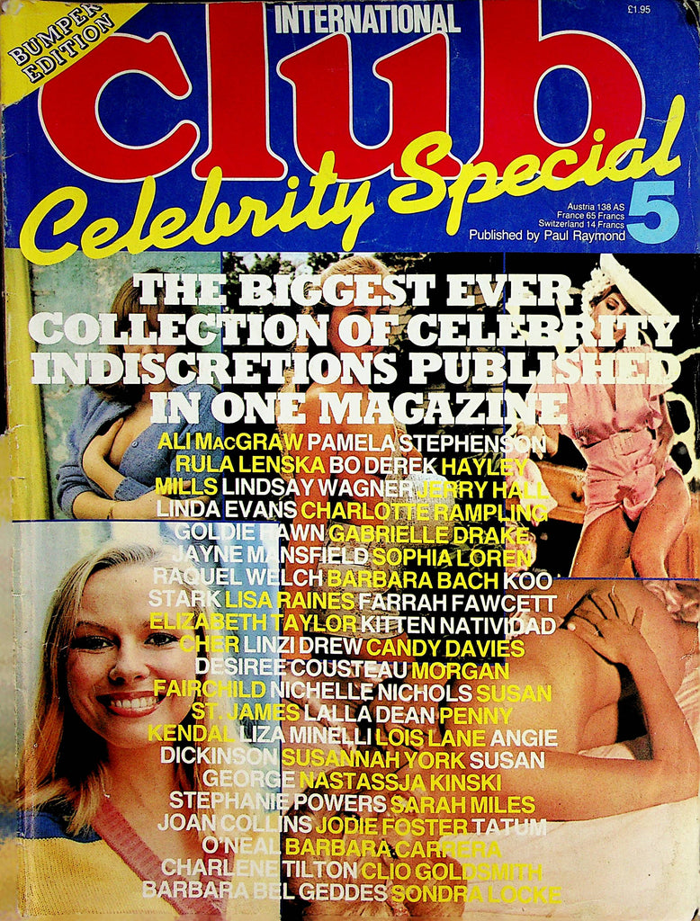 Club International Celebrity Special   Kitten Natividad/ Farrah Fawcett/ Sophia Lauren / Elizabeth Taylor  #5 1984 Paul Raymond     120722lm-p3