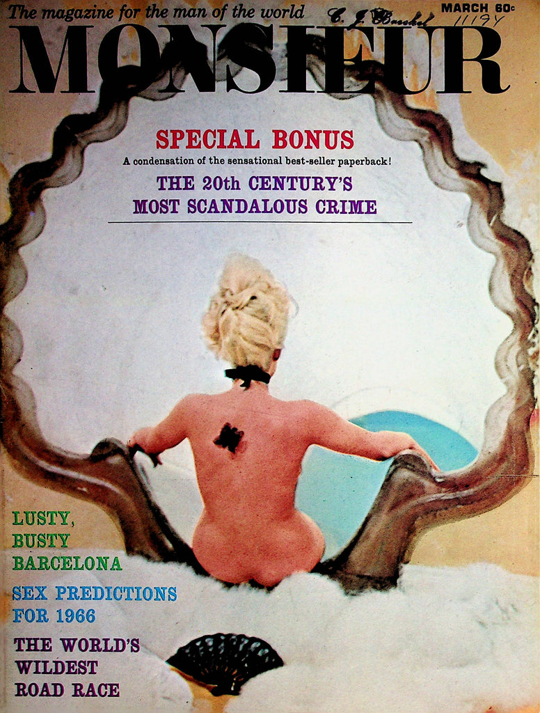 Monsieur Magazine  Busty Gwen / Lusty Busty Barcelona  March 1965    072522lm-p