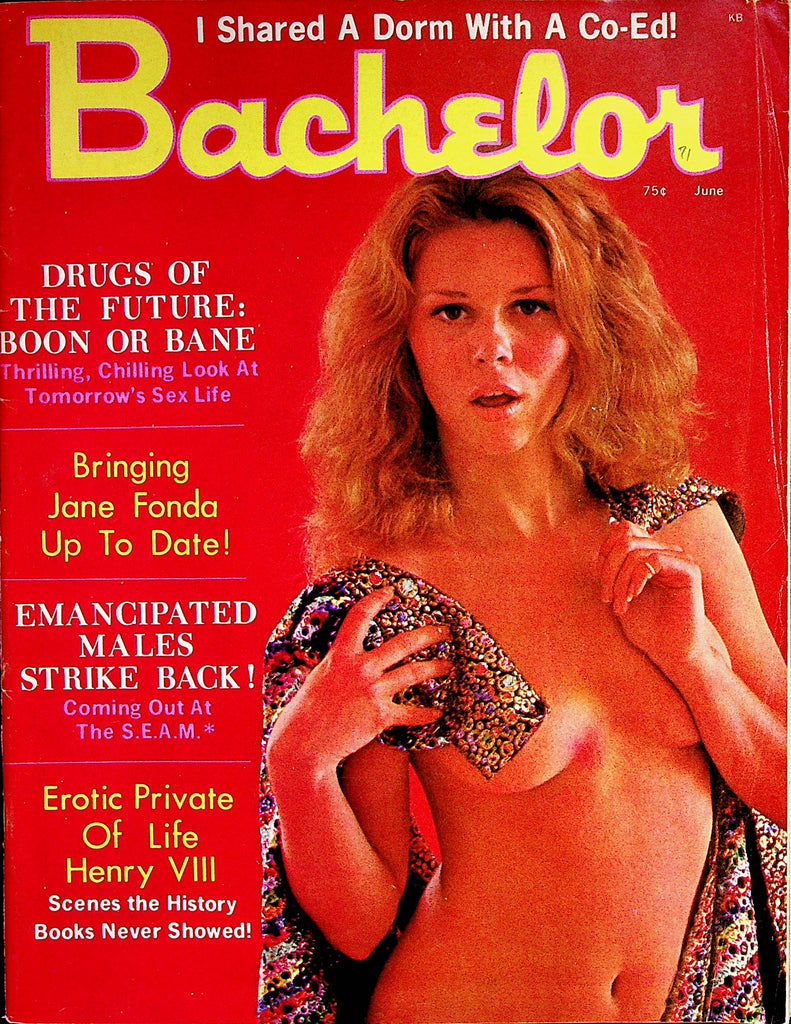 Bachelor Magazine   Jane Fonda / Swedish Delight Christine Boyar  June 1971      062422lm-p