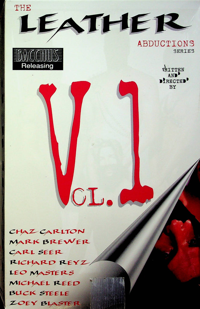 Gay Adult VHS Movie The Leather Abductions Series Vol.1 Ft. Chaz Carlton & Mark Brewer 1996 By Bacchus Releasing 032223RPVHS