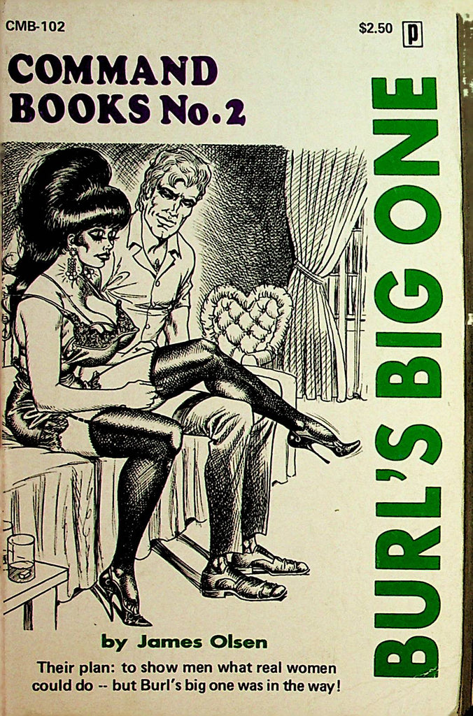 Burl's Big One Novel by James Olsen  1975 Command Books #2  by Eros Publishing   062621lm-DM2