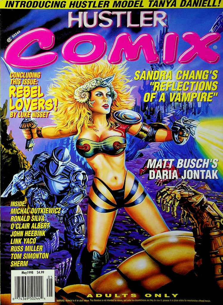 Hustler Comix Magazine Rebel Lovers & Matt Busch's Daria Jontak May 1998 022023RP