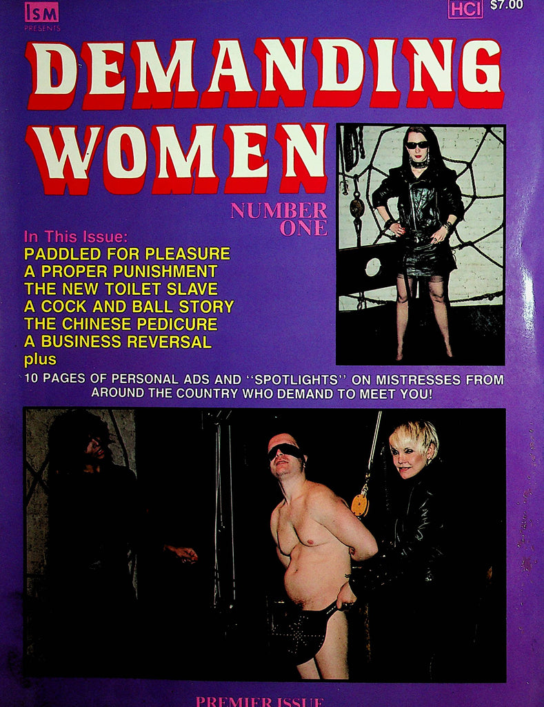 Demanding Women Fetish Magazine  Paddled For Pleasure #1 1984    010822lm-dm