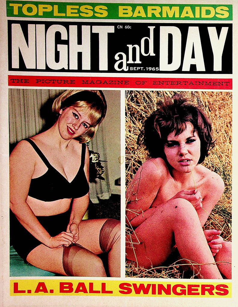 Night and Day Busty Magazine  Topless Barmaids / L.A. Ball Swingers  September 1965   091722lm-p2