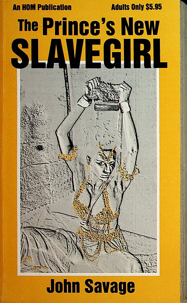 The Prince's New Slave Girl Novel by John Savage 1977 House Of Milan   110621lm-dm