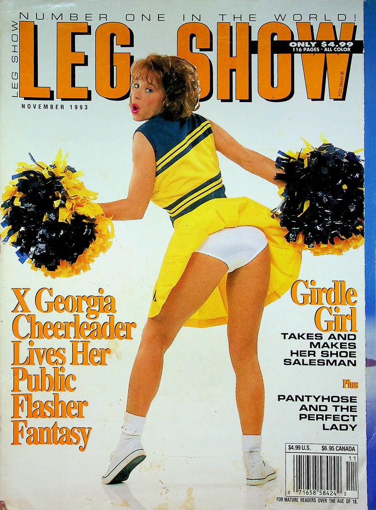 Leg Show Magazine Georgia Cheerleader & Amber & Jessica November 1993 091722RP