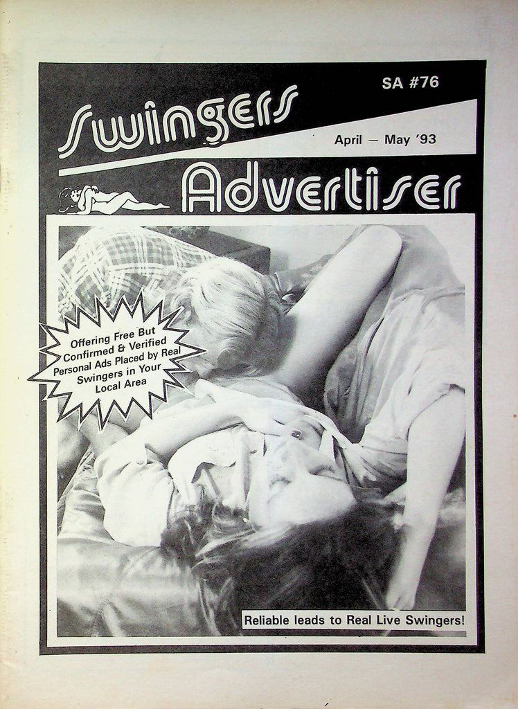 Swingers Advertisers Magazine April/May 1993 #76 020823RP