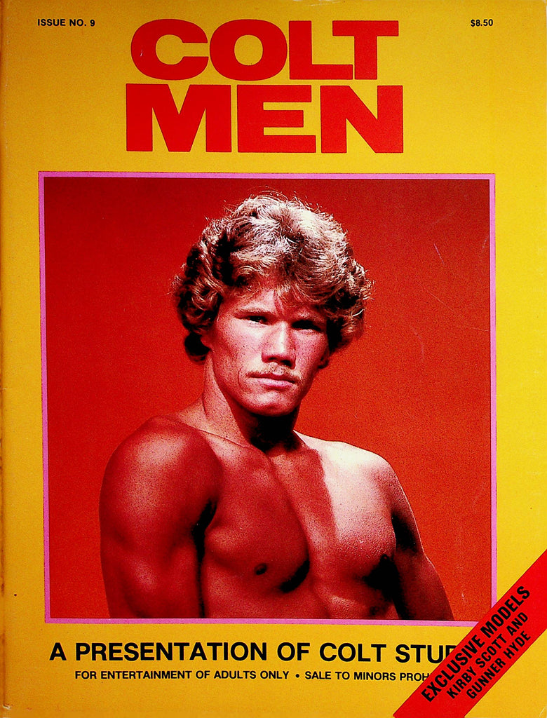 Colt Men Gay Magazine  Exclusive Models Kirby Scott and Gunner Hyde  #9  1981 Colt Studio    090122lm-p