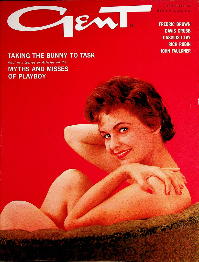Gent Busty Magazine  Centerfold Christy Foushee / Myths And Misses Of Playboy  October 1963     071622lm-p