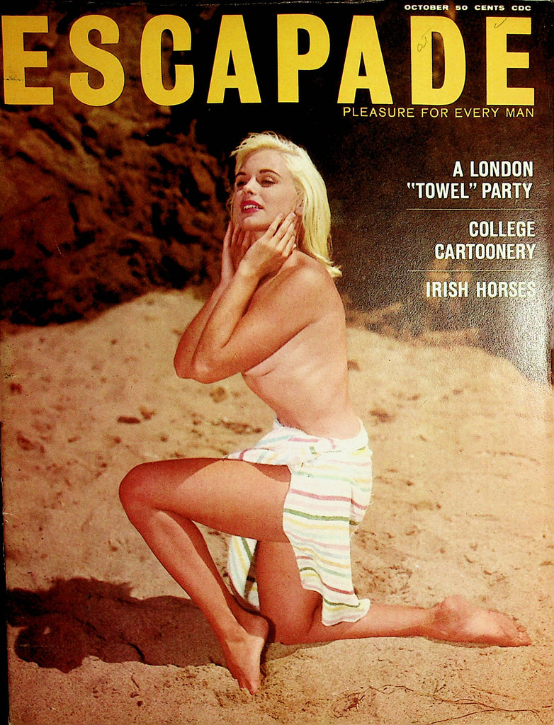 Escapade Vintage Magazine  Centerfold Girl Shawn Kelly  October 1961     093021lm-dm