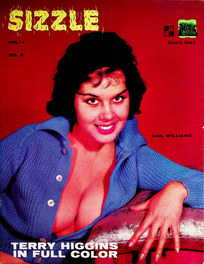Sizzle Busty Magazine  Covergirl Gail Williams / Terry Higgins In Full Color vol.1 #5  1960      062522lm-p
