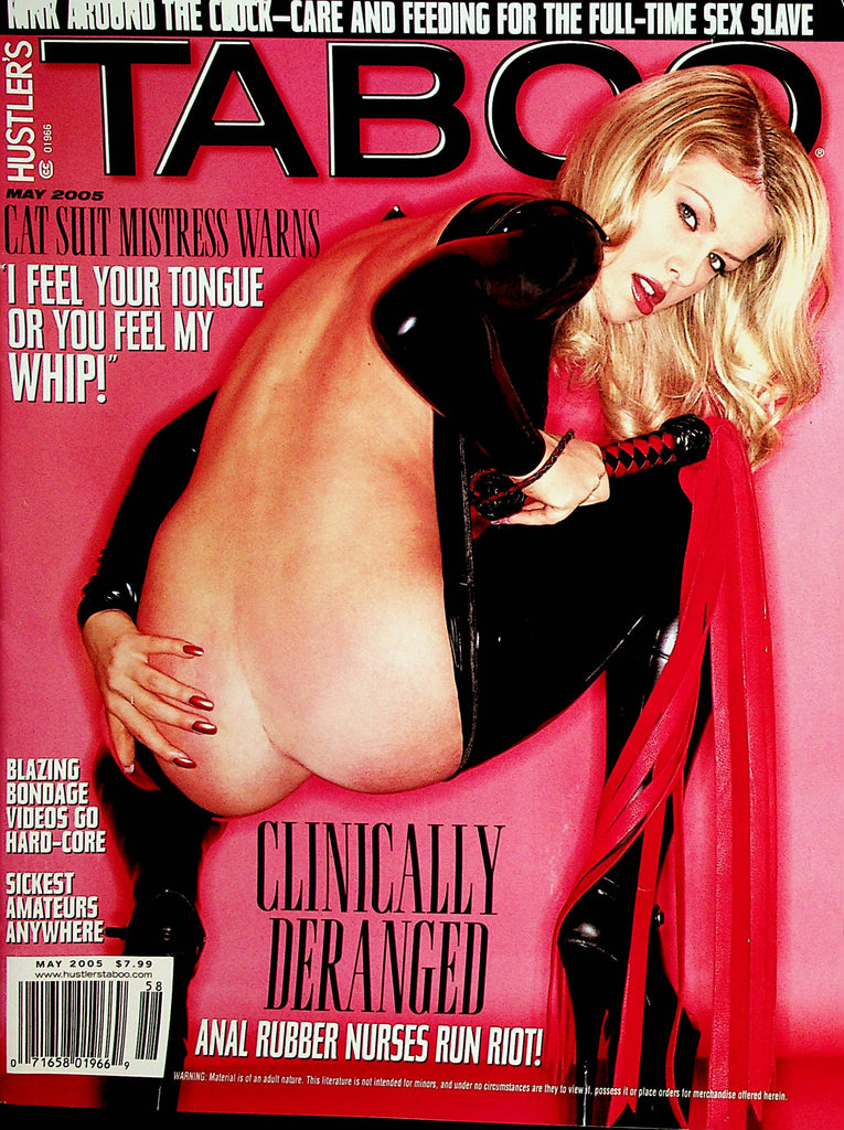 Taboo Magazine  Covergirl Ginger Cat Suit Mistress May 2005    011222lm-dm2B